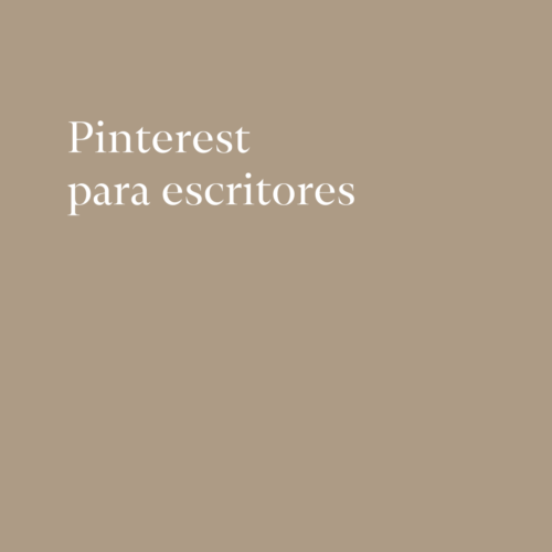 Pinterest para escritores