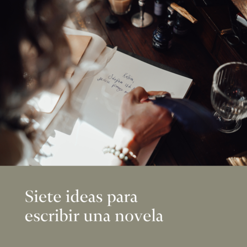 Ideas para escribir una novela