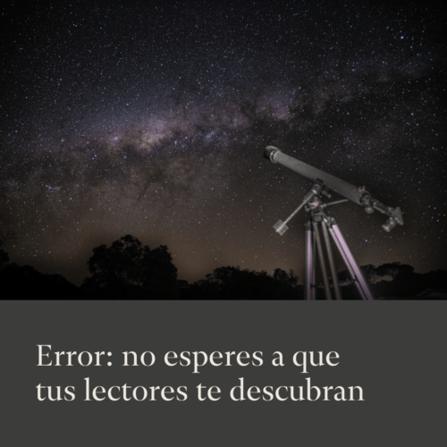 No esperes a que tus lectores te descubran