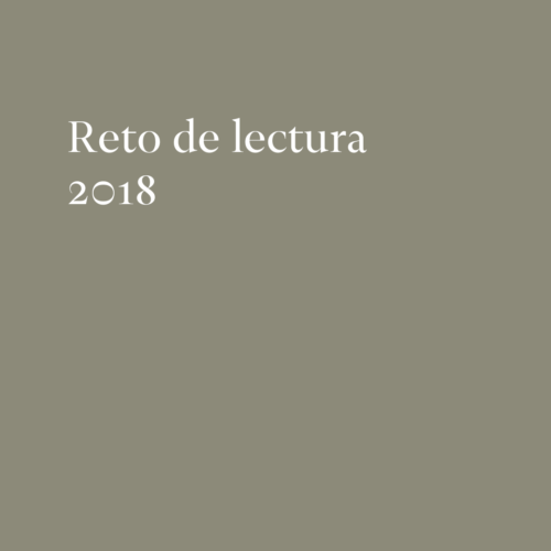 Reto de lectura 2018