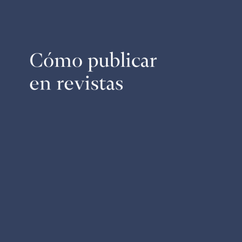 Cómo publicar en revistas