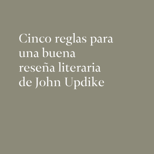 Una buena resena