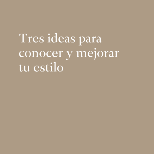 Mejorar el estilo de escritura