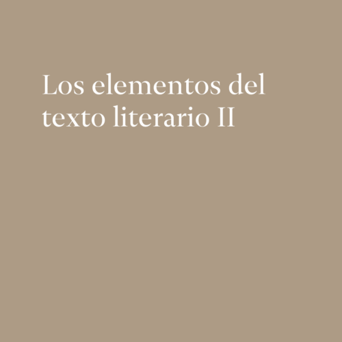 Elementos del texto literario